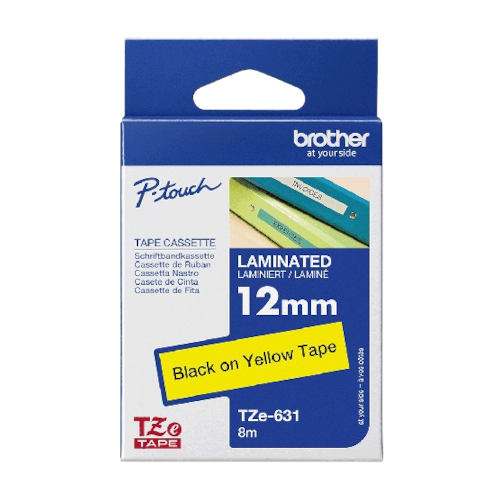 TZe pásky šíře 12 mm - standardní