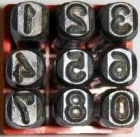 Ručn&iacute; razidla Ostr&eacute; negativn&iacute; -  Č&iacute;slice 5mm