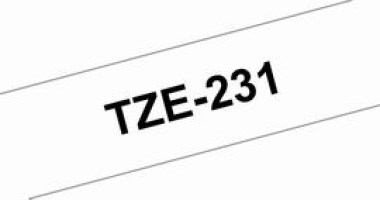 TZe-231 laminovan&aacute; p&aacute;ska &scaron;&iacute;ře 12mm čern&aacute; na b&iacute;l&eacute;, d&eacute;lka 8m