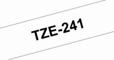 TZe-241 laminovan&aacute; p&aacute;ska &scaron;&iacute;ře 18mm čern&aacute; na b&iacute;l&eacute;, d&eacute;lka 8m